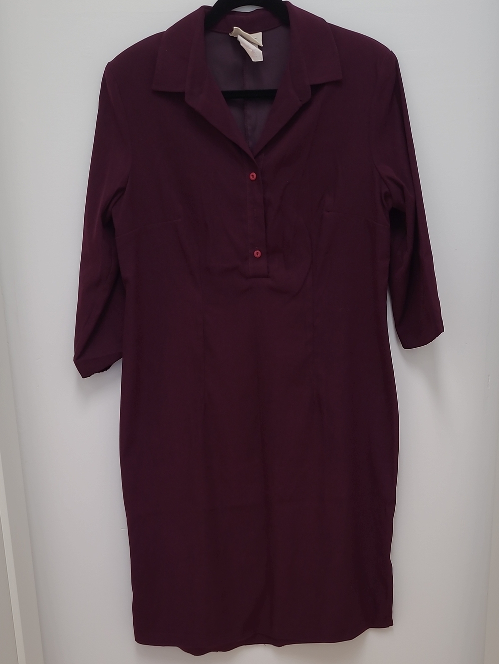 Northern Reflections Plum Midi Shirt Dress